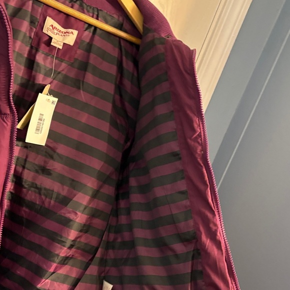 Arizona Jean Company Deep Purple Puffer Jacket - Picture 10 of 10